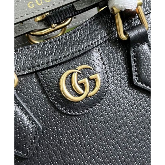 Fake Gucci Diana Mini Tote Bag 739079 Black Replica Replica Gucci Diana Mini Tote Bag 739079 Black