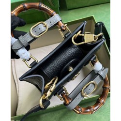 Fake Gucci Diana Mini Tote Bag 739079 Black Replica Replica Gucci Diana Mini Tote Bag 739079 Black