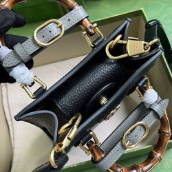 Replica Gucci Diana Mini Tote Bag 739079 Black