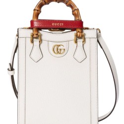 Replica Gucci Diana Mini Tote Bag 739079 Cream
