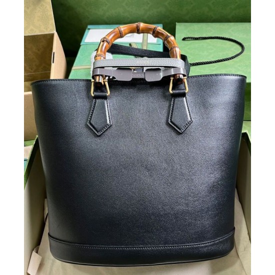 Replica Gucci Diana Large Tote Bag 746270 Black