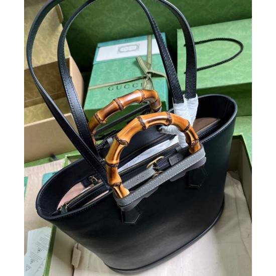 Replica Gucci Diana Large Tote Bag 746270 Black