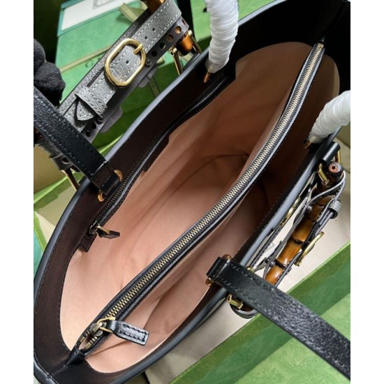 Replica Gucci Diana Large Tote Bag 746270 Black