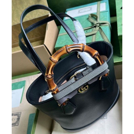 Fake Gucci Diana Small Tote Bag 750396 Black Replica Replica Gucci Diana Small Tote Bag 750396 Black