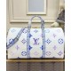 Fake Louis Vuitton Keepall Bandouliere 45 Bag M10254 Blue Replica