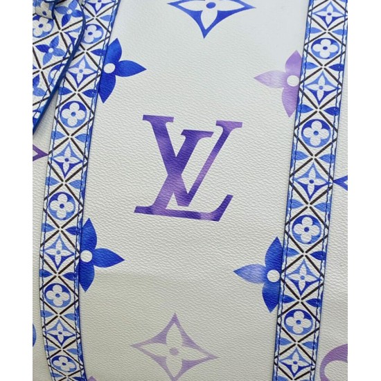 Fake Louis Vuitton Keepall Bandouliere 45 Bag M10254 Blue Replica