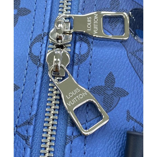 Fake Louis Vuitton Keepall Bandouliere 35 Bag M22573 Blue Replica Replica Louis Vuitton Keepall Bandouliere 35 Bag M22573 Blue