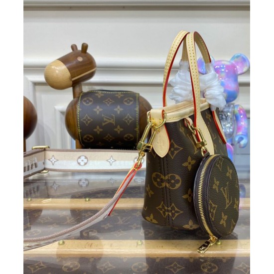 Replica Louis Vuitton Neverfull BB Bag M46705 Brown Replica Louis Vuitton Neverfull BB Bag M46705 Brown