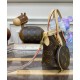 Replica Louis Vuitton Neverfull BB Bag M46705 Brown Replica Louis Vuitton Neverfull BB Bag M46705 Brown