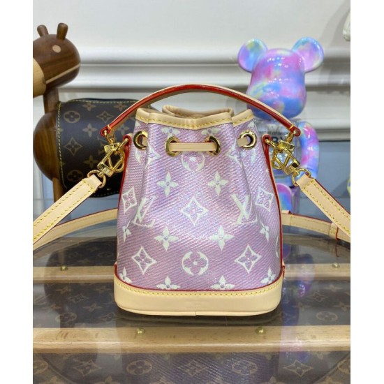 Replica Louis Vuitton Nano Noe Bag M82427 Purple Replica Louis Vuitton Nano Noe Bag M82427 Purple