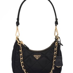 Replica Prada Re-Nylon Mini-Bag 1BC204 Black