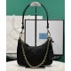Replica Prada Re-Nylon Mini-Bag 1BC204 Black Replica Prada Re-Nylon Mini-Bag 1BC204 Black