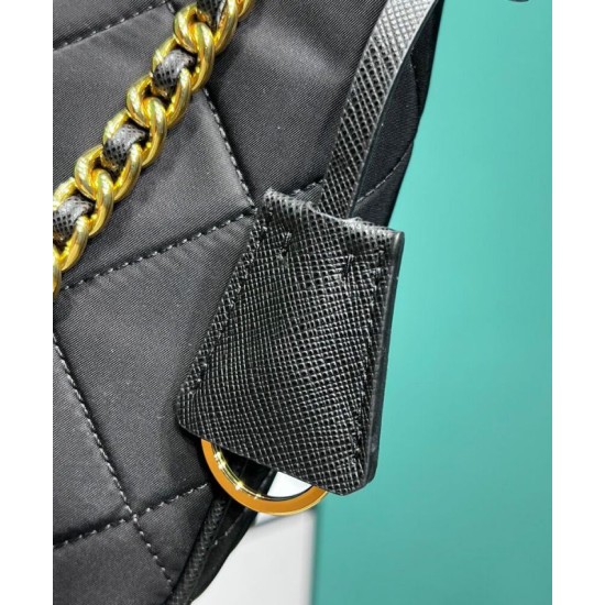 Replica Prada Re-Nylon Mini-Bag 1BC204 Black Replica Prada Re-Nylon Mini-Bag 1BC204 Black