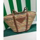 Replica Prada Straw And Leather Tote Bag 1BG312 Coffee Replica Prada Straw And Leather Tote Bag 1BG312 Coffee