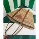 Replica Prada Straw And Leather Tote Bag 1BG312 Coffee Replica Prada Straw And Leather Tote Bag 1BG312 Coffee