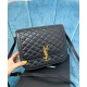 Replica YSL Saint Laurent Solferino Medium Supple Satchel Bag In Quilted Lambskin Black Fake YSL Saint Laurent Solferino Medium Supple Satchel Bag In Quilted Lambskin Black Replica