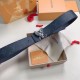 Replica Louis Vuitton LV Dove 40MM Reversible Belt In Monogram Eclipse Canvas M0576V Fake Louis Vuitton LV Dove 40MM Reversible Belt In Monogram Eclipse Canvas M0576V Replica