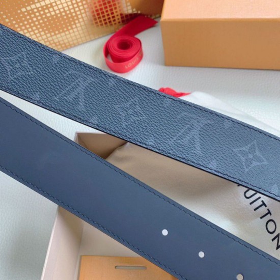 Replica Louis Vuitton LV Dove 40MM Reversible Belt In Monogram Eclipse Canvas M0576V Fake Louis Vuitton LV Dove 40MM Reversible Belt In Monogram Eclipse Canvas M0576V Replica
