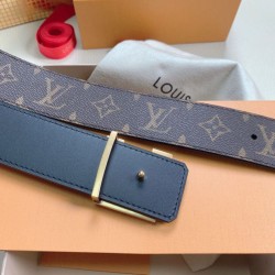 Fake Louis Vuitton LV Dove 40MM Reversible Belt In Monogram Canvas M0577T Replica