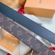 Fake Louis Vuitton LV Dove 40MM Reversible Belt In Monogram Canvas M0577T Replica