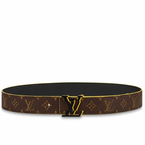 Fake Louis Vuitton LV Broken 40mm Reversible Belt In Monogram Canvas M0612V Replica