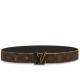 Fake Louis Vuitton LV Broken 40mm Reversible Belt In Monogram Canvas M0612V Replica