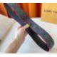 Replica Louis Vuitton LV Broken 40mm Reversible Belt In Monogram Eclipse Canvas M0628V