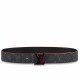 Replica Louis Vuitton LV Broken 40mm Reversible Belt In Monogram Eclipse Canvas M0628V