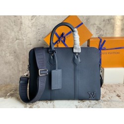 Replica Louis Vuitton Takeoff Briefcase In Blue Aerogram Leather M21440 Fake Louis Vuitton Takeoff Briefcase In Blue Aerogram Leather M21440 Replica