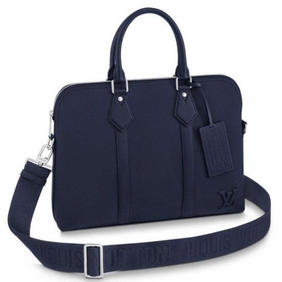 Replica Louis Vuitton Takeoff Briefcase In Blue Aerogram Leather M21440 Fake Louis Vuitton Takeoff Briefcase In Blue Aerogram Leather M21440 Replica