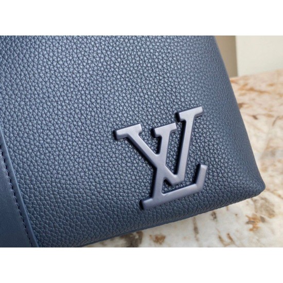 Replica Louis Vuitton Takeoff Briefcase In Blue Aerogram Leather M21440 Fake Louis Vuitton Takeoff Briefcase In Blue Aerogram Leather M21440 Replica