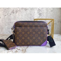 Replica Louis Vuitton Trio Messenger Bag In Monogram Macassar Canvas M46266