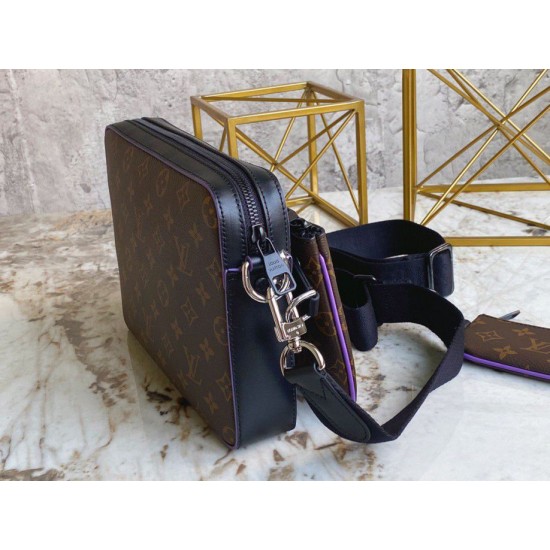 Fake Louis Vuitton Trio Messenger Bag In Monogram Macassar Canvas M46266 Replica Replica Louis Vuitton Trio Messenger Bag In Monogram Macassar Canvas M46266