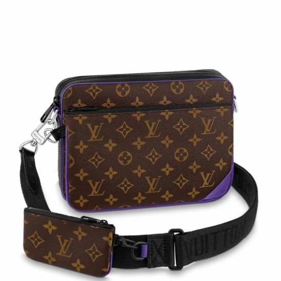 Fake Louis Vuitton Trio Messenger Bag In Monogram Macassar Canvas M46266 Replica Replica Louis Vuitton Trio Messenger Bag In Monogram Macassar Canvas M46266