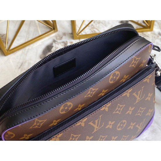 Fake Louis Vuitton Trio Messenger Bag In Monogram Macassar Canvas M46266 Replica Replica Louis Vuitton Trio Messenger Bag In Monogram Macassar Canvas M46266