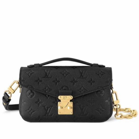 Replica Louis Vuitton Pochette Metis East West Bag M46595 Monogram Empreinte Fake Louis Vuitton Pochette Metis East West Bag M46595 Monogram Empreinte Replica