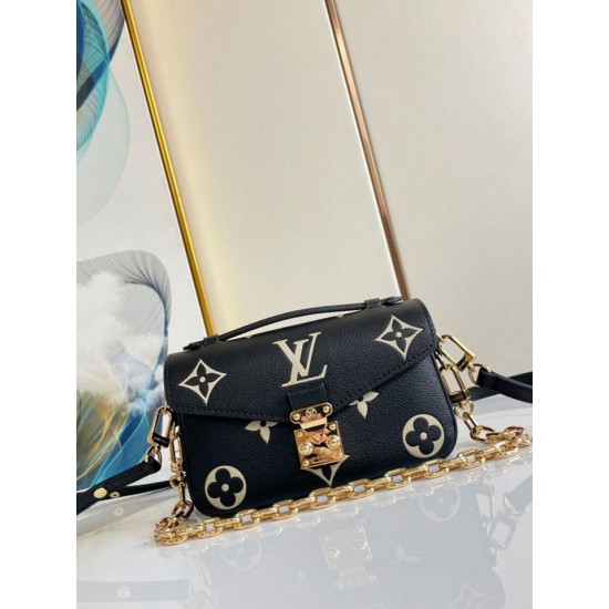 Fake Louis Vuitton Pochette Metis East West Bag M46596 Monogram Empreinte Replica Replica Louis Vuitton Pochette Metis East West Bag M46596 Monogram Empreinte