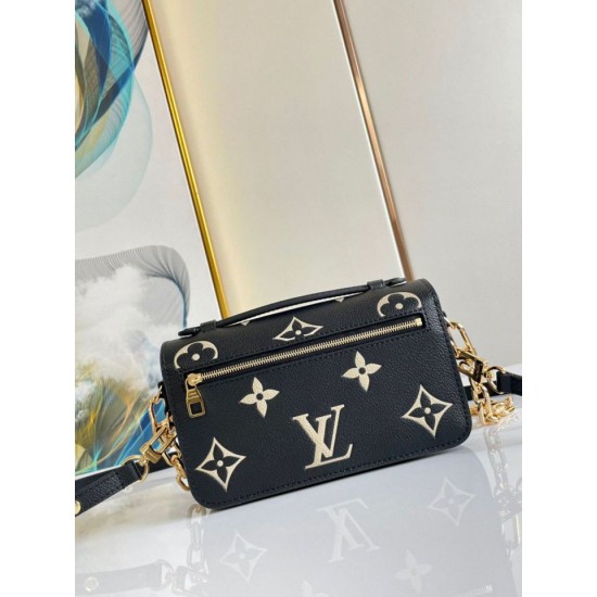 Fake Louis Vuitton Pochette Metis East West Bag M46596 Monogram Empreinte Replica Replica Louis Vuitton Pochette Metis East West Bag M46596 Monogram Empreinte