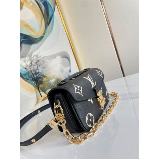 Fake Louis Vuitton Pochette Metis East West Bag M46596 Monogram Empreinte Replica Replica Louis Vuitton Pochette Metis East West Bag M46596 Monogram Empreinte
