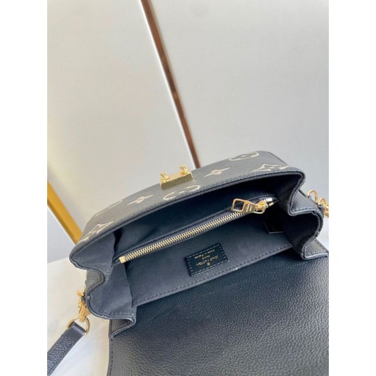 Fake Louis Vuitton Pochette Metis East West Bag M46596 Monogram Empreinte Replica Replica Louis Vuitton Pochette Metis East West Bag M46596 Monogram Empreinte