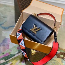 Replica Louis Vuitton Twist MM Bag with Karakoram Strap M59027