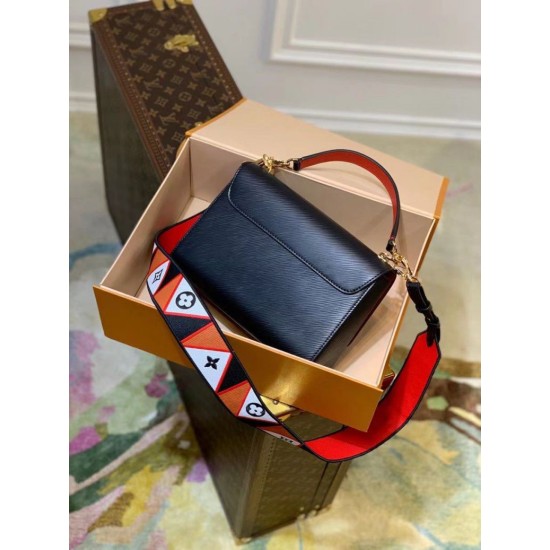 Replica Louis Vuitton Twist MM Bag with Karakoram Strap M59027