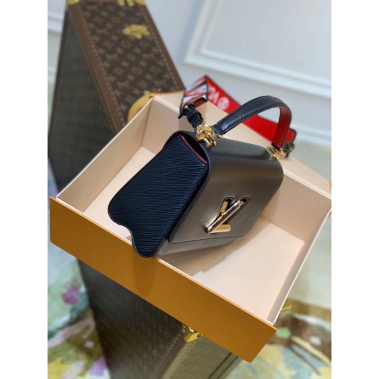 Replica Louis Vuitton Twist MM Bag with Karakoram Strap M59027