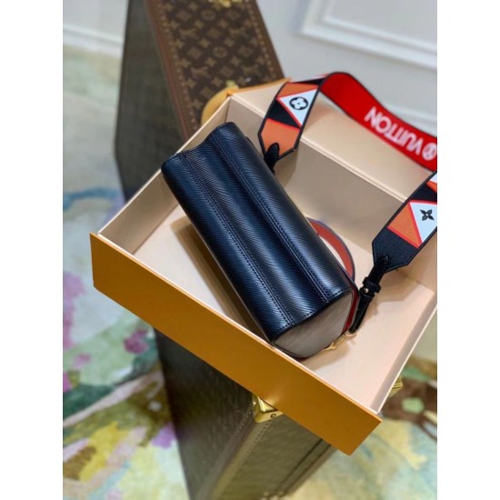 Replica Louis Vuitton Twist MM Bag with Karakoram Strap M59027