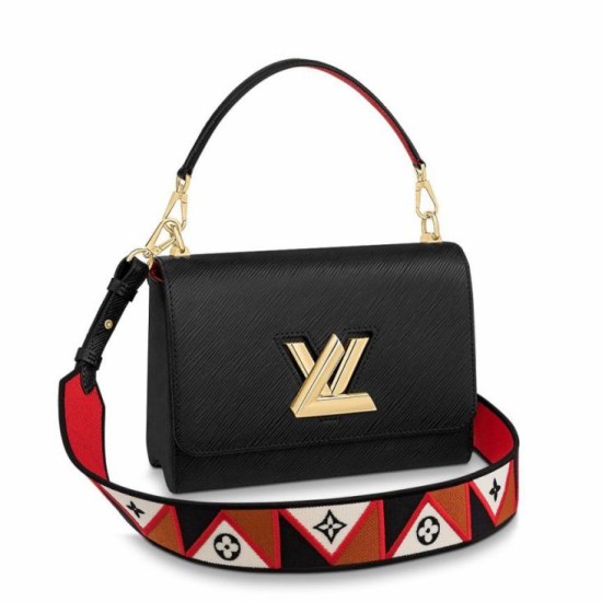 Replica Louis Vuitton Twist MM Bag with Karakoram Strap M59027
