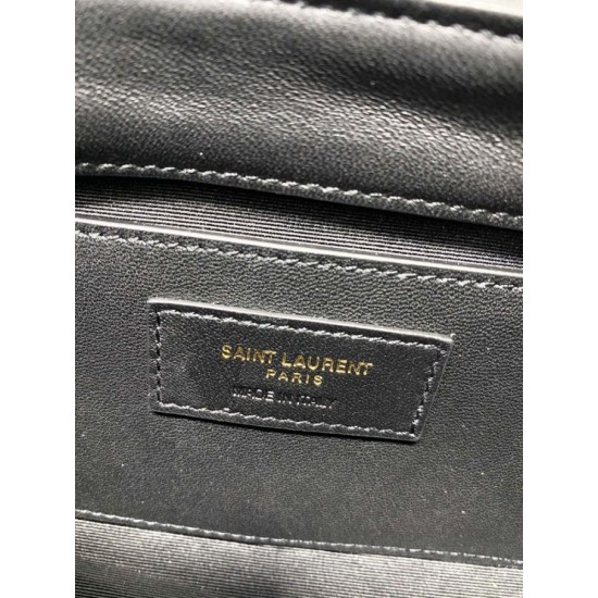 Fake YSL Saint Laurent Nolita Bag Black Gold Replica Replica YSL Saint Laurent Nolita Bag Black Gold