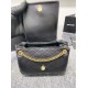 Fake YSL Saint Laurent Nolita Bag Black Gold Replica Replica YSL Saint Laurent Nolita Bag Black Gold