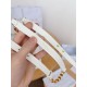 Replica Dior Caro 15MM Belt Calfskin and Chain White Replica Dior Caro 15MM Belt Calfskin and Chain White