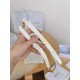 Replica Dior Caro 15MM Belt Calfskin and Chain White Replica Dior Caro 15MM Belt Calfskin and Chain White