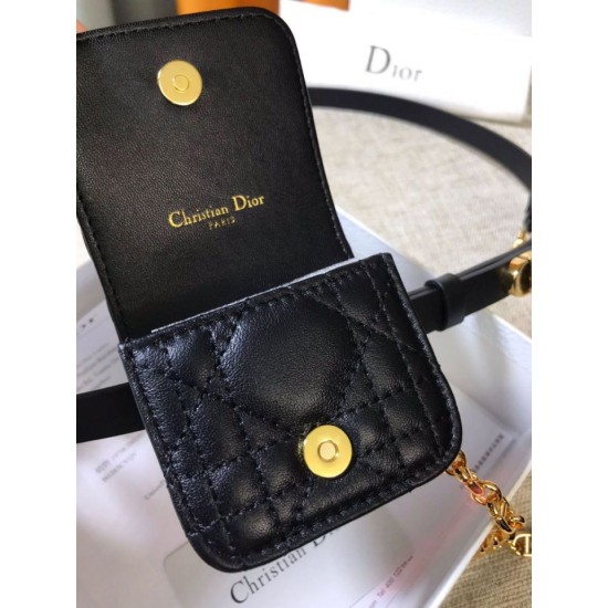 Replica Dior Caro 15MM Belt with Removable Pouch Black Replica Dior Caro 15MM Belt with Removable Pouch Black